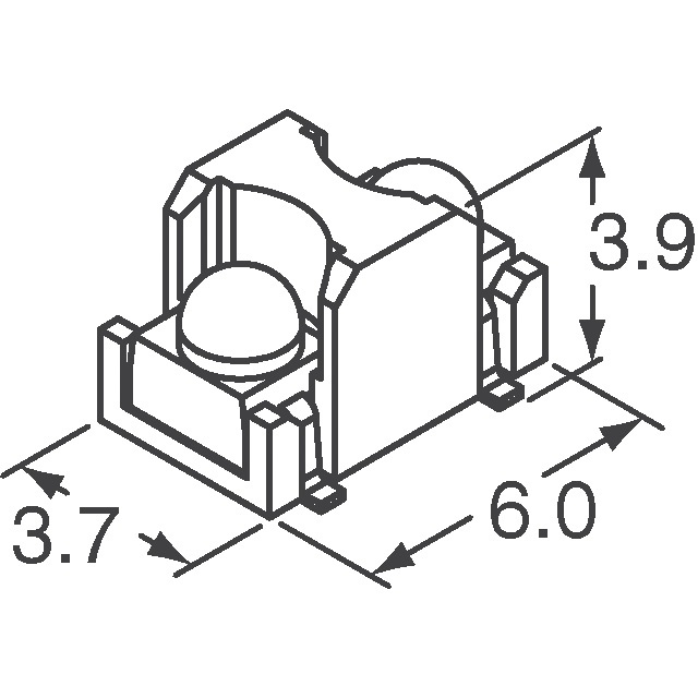 TCND5000 Vishay Semiconductor Opto Division  Optical Sensors - Reflective - Analog Output